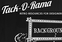 Tackorama Retro Resources for Web Designers 1950s images and fonts